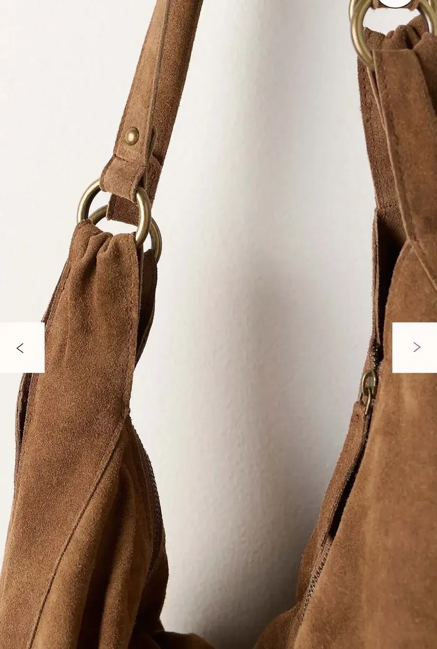 Free People Roma Suede Hobo Tote Bag